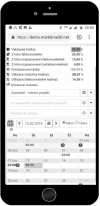 MARKTIME v mobilním telefonu